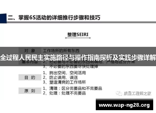 全过程人民民主实施路径与操作指南探析及实践步骤详解
