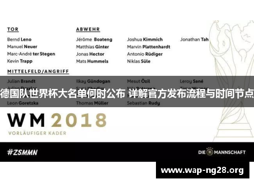 德国队世界杯大名单何时公布 详解官方发布流程与时间节点 德国队世界杯大名单何时公布 详解官方发布流程与时间节点